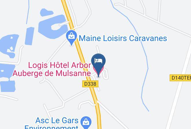 Sarthe - Logis Hotel Arbor Auberge De Mulsanne Maps