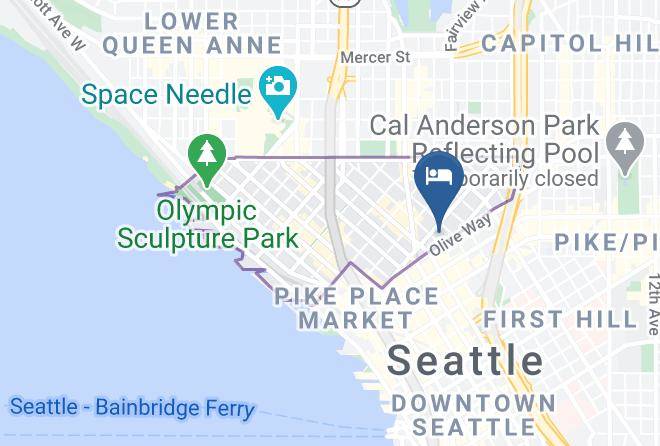 King - Auberge De Seattle Inn Maps