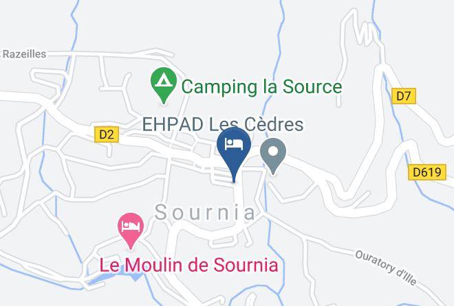 Pyrenees Orientales - Auberge De Sournia Maps