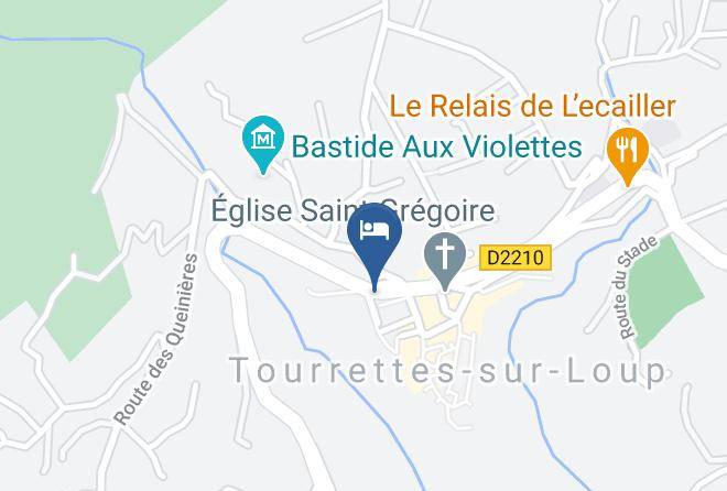 Maritime Alps - Auberge De Tourrettes Maps