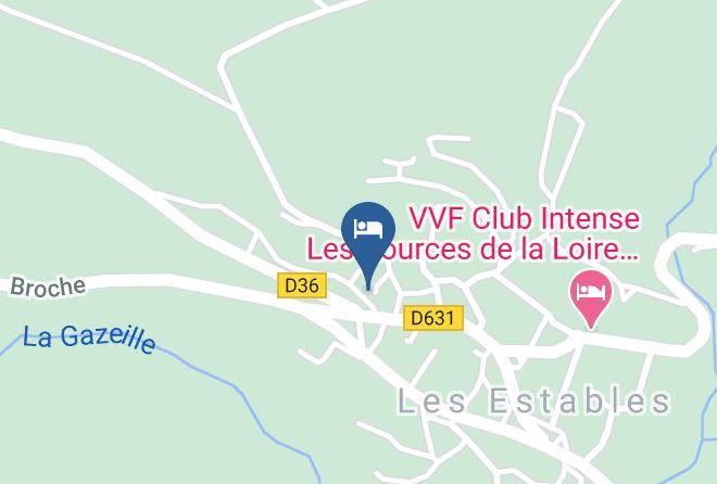 Haute Loire - Auberge Des Calades Hotel Maps