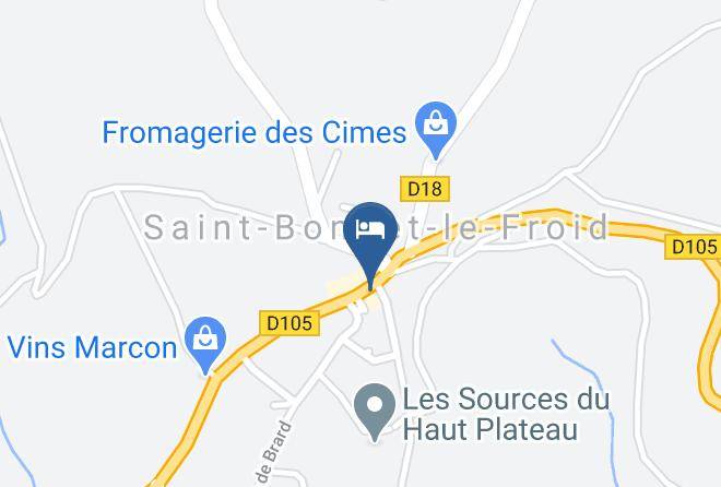 Haute Loire - Auberge Des Cimes Maps