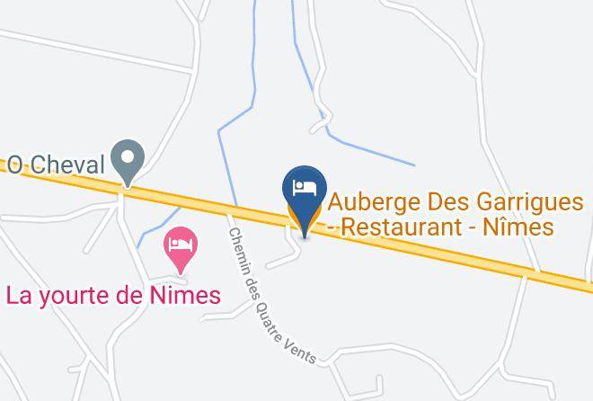 Gard - Auberge Des Garrigues Restaurant Nimes Maps