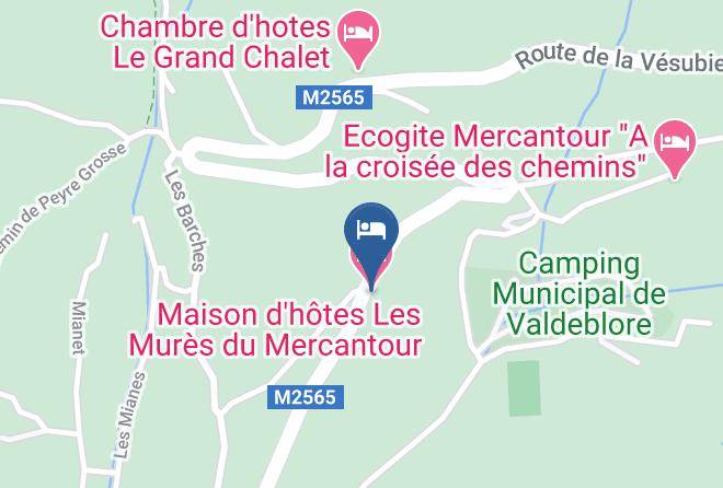 Maritime Alps - Maison D'hotes Les Mures Du Mercantour Maps