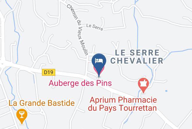Var - Auberge Des Pins Maps