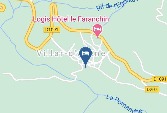 Hautes Alpes - Auberge Des Trois Frenes Maps