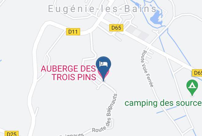 Landes - Auberge Des Trois Pins Maps