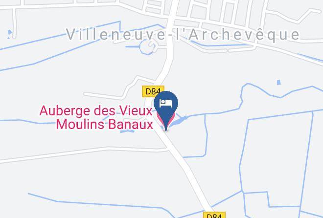 Yonne - Auberge Des Vieux Moulins Banaux Maps