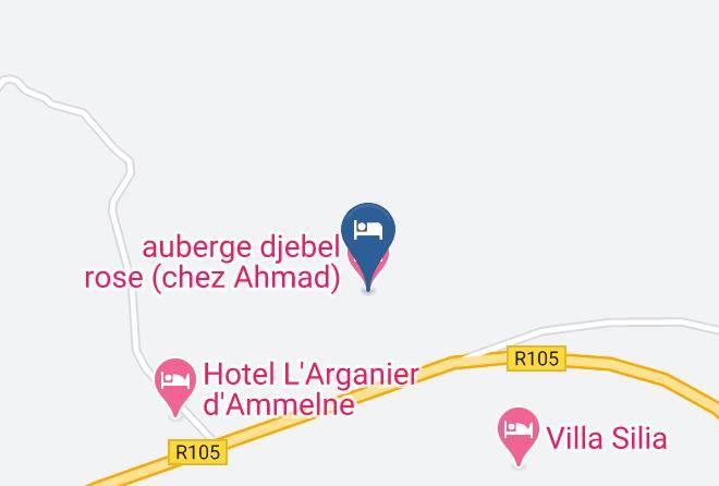 Souss Massa Draa - Auberge Djebel Rose Maps