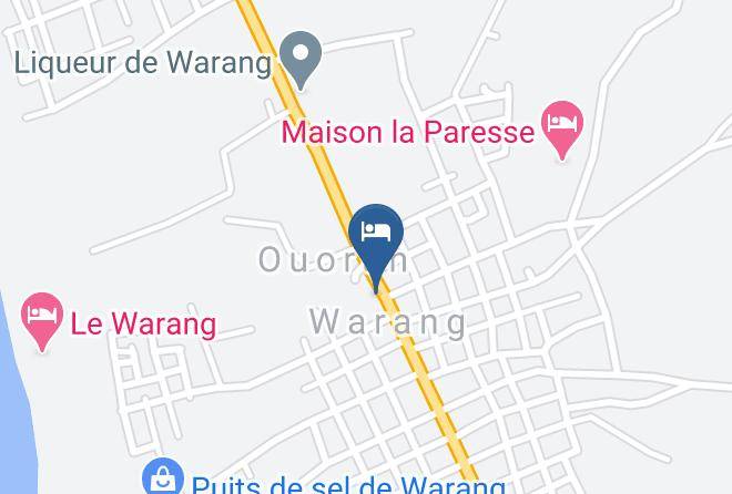Mbour - Auberge Douceur D'afrique Maps