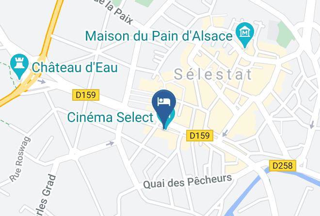 Bas Rhin - Auberge Du 7eme Art Maps