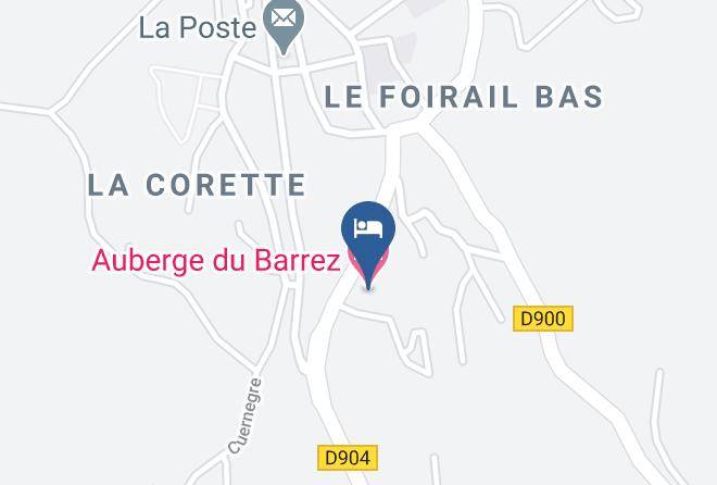 Aveyron - Auberge Du Barrez Maps