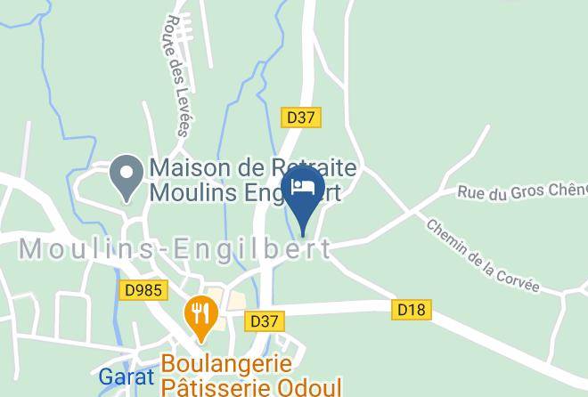 Nievre - Auberge Du Bon Coin Hotel Restaurant Maps
