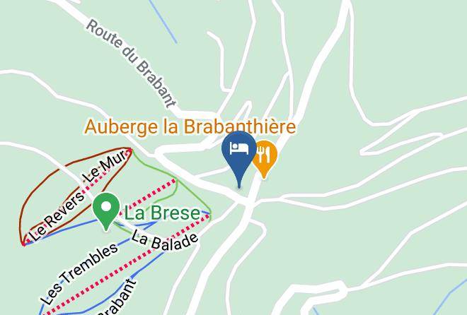 Le Brabant Bar Hotel Restaurant Map
