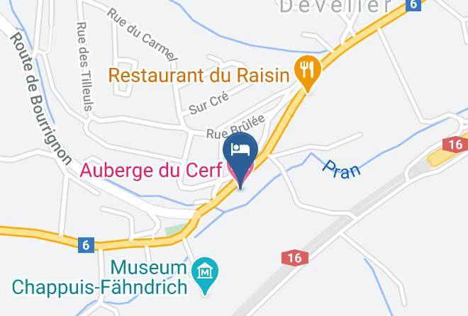 Delemont - Auberge Du Cerf Maps