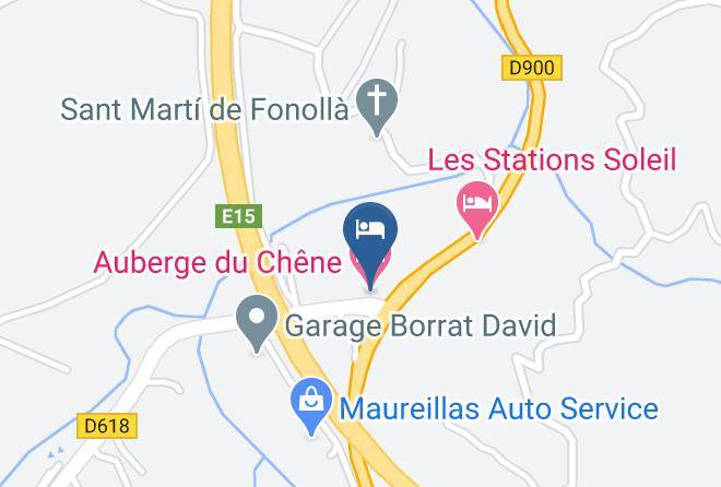 Pyrenees Orientales - Auberge Du Chene Maps