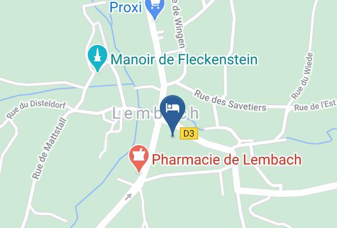 Bas Rhin - Cheval Blanc Lembach Maps