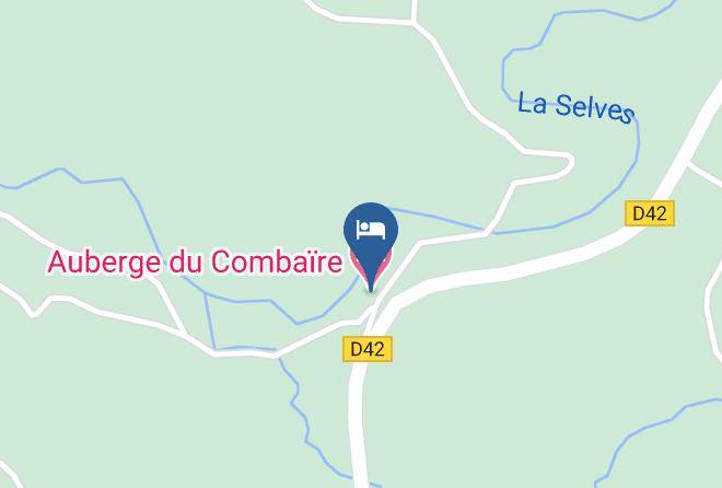 Aveyron - Auberge Du Combaire Maps
