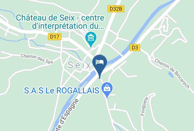 Ariege - Auberge Du Haut Salat Maps
