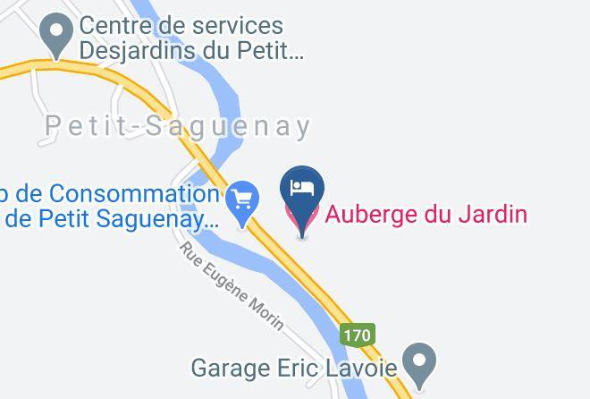 Le Saguenay Et Son Fjord - Auberge Du Jardin Maps