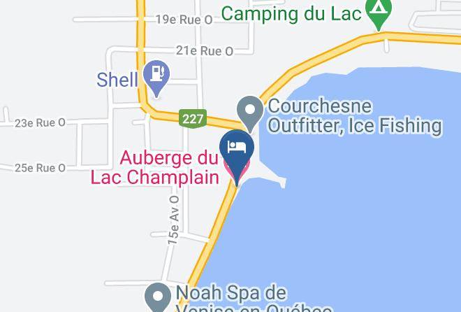 Le Haut Richelieu Regional County Municipality - Auberge Du Lac Champlain Maps