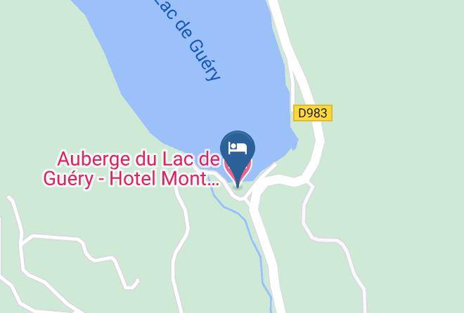 Puy De Dome - Auberge Du Lac De Guery Hotel Mont Dore Maps