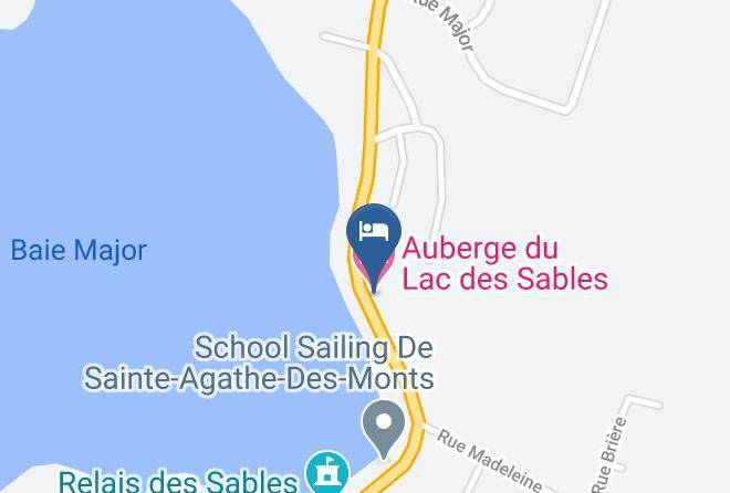Les Laurentides Regional County Municipality - Auberge Du Lac Des Sables Maps