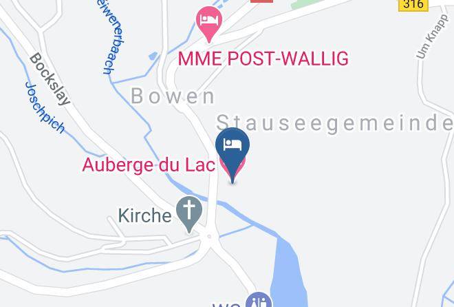 Lac De La Haute Sure - Auberge Du Lac Maps