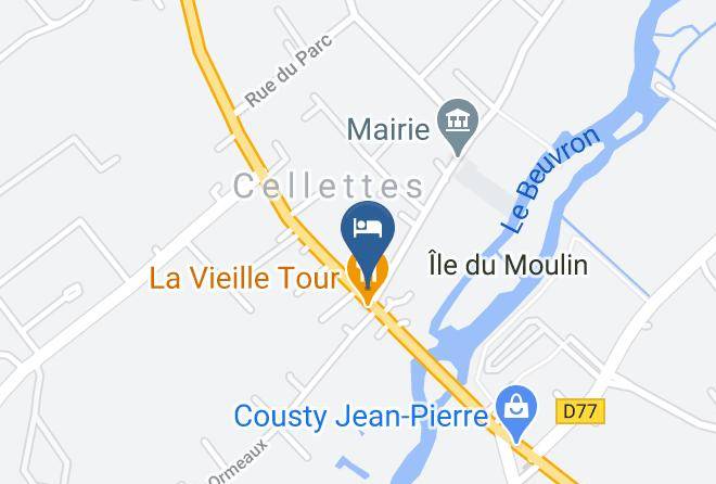 Loir Et Cher - Auberge Du Lion D'or Maps