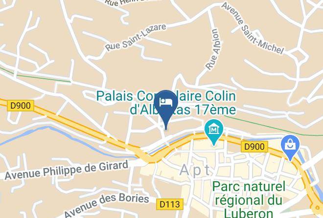 Vaucluse - Auberge Du Luberon Maps