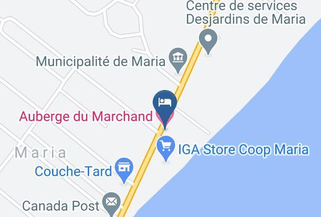 Avignon Regional County Municipality - Auberge Du Marchand Maps