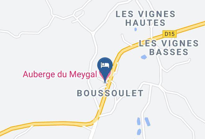 Haute Loire - Auberge Du Meygal Maps