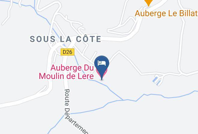 Haute Savoie - Auberge Du Moulin De Lere Maps