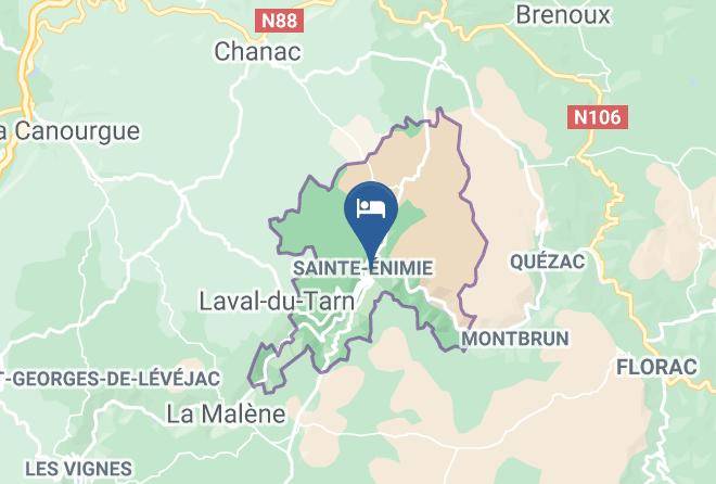 Lozere - Auberge Du Moulin Maps