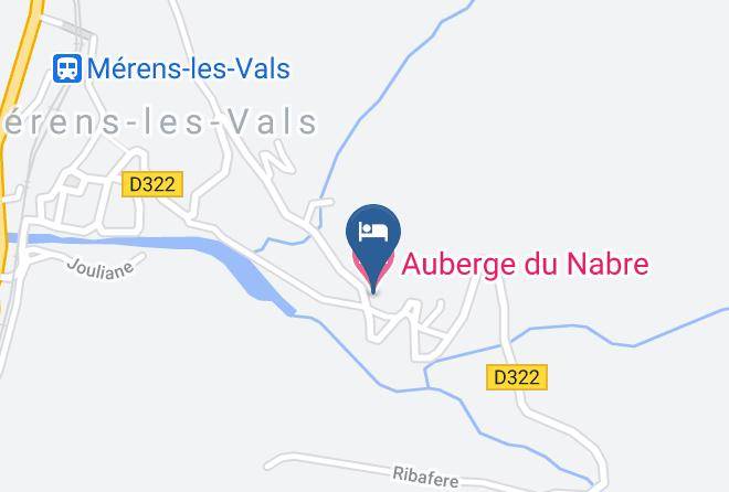 Ariege - Auberge Du Nabre Maps