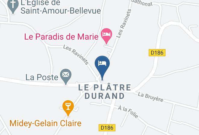 Saone Et Loire - Auberge Du Paradis Maps