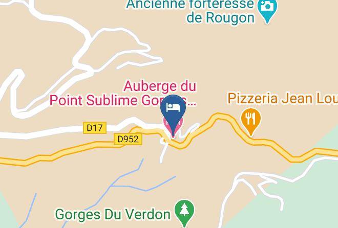 Alpes De Haute Provence - Auberge Du Point Sublime Maps