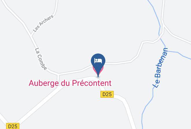 Allier - Auberge Du Precontent Maps