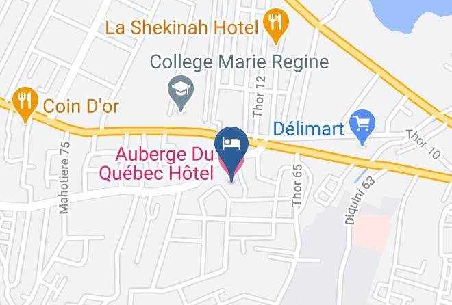 Port Au Prince - Auberge Du Quebec Hotel Maps