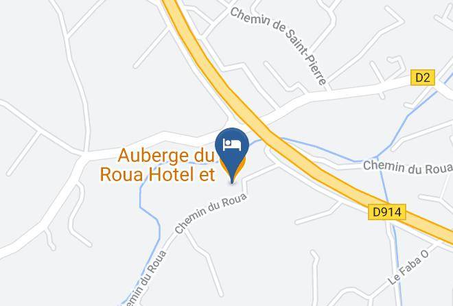 Pyrenees Orientales - Auberge Du Roua Hotel Et Restaurant Maps