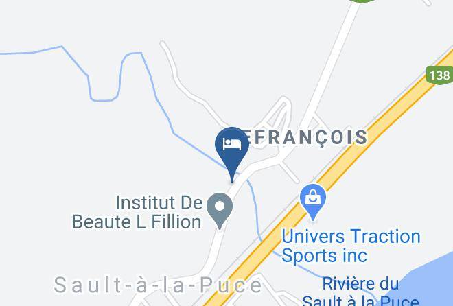 La Cote De Beaupre Regional County Municipality - Auberge Du Sault A La Puce Maps