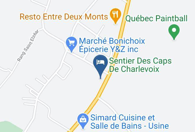 La Cote De Beaupre Regional County Municipality - Auberge Du Sportif Maps