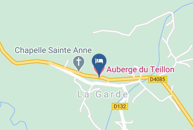 Alpes De Haute Provence - Auberge Du Teillon Maps
