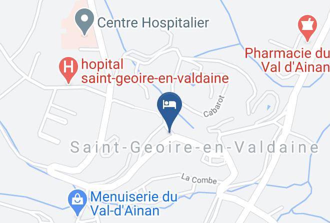 Isere - Auberge Du Val D'ainan Maps