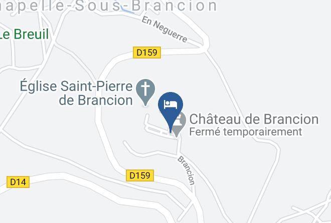 Saone Et Loire - Auberge Du Vieux Brancion Maps