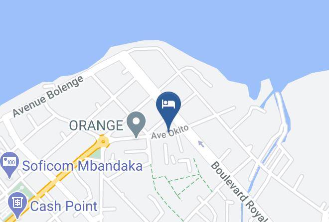 Mbandaka - Auberge Emma Maps