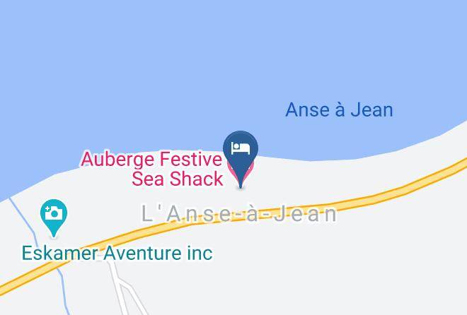 La Haute Gaspesie Regional County Municipality - Auberge Festive Sea Shack Maps