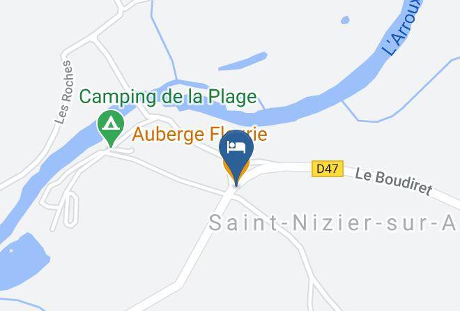 Saone Et Loire - Auberge Fleurie Maps