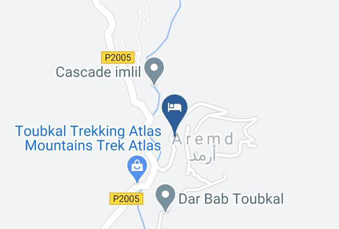 Marrakesh Tensift El Haouz - Auberge Gite Aremd & Restaurant Maps