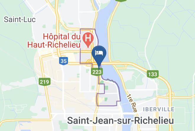 Le Haut Richelieu Regional County Municipality - Auberge Harris Maps
